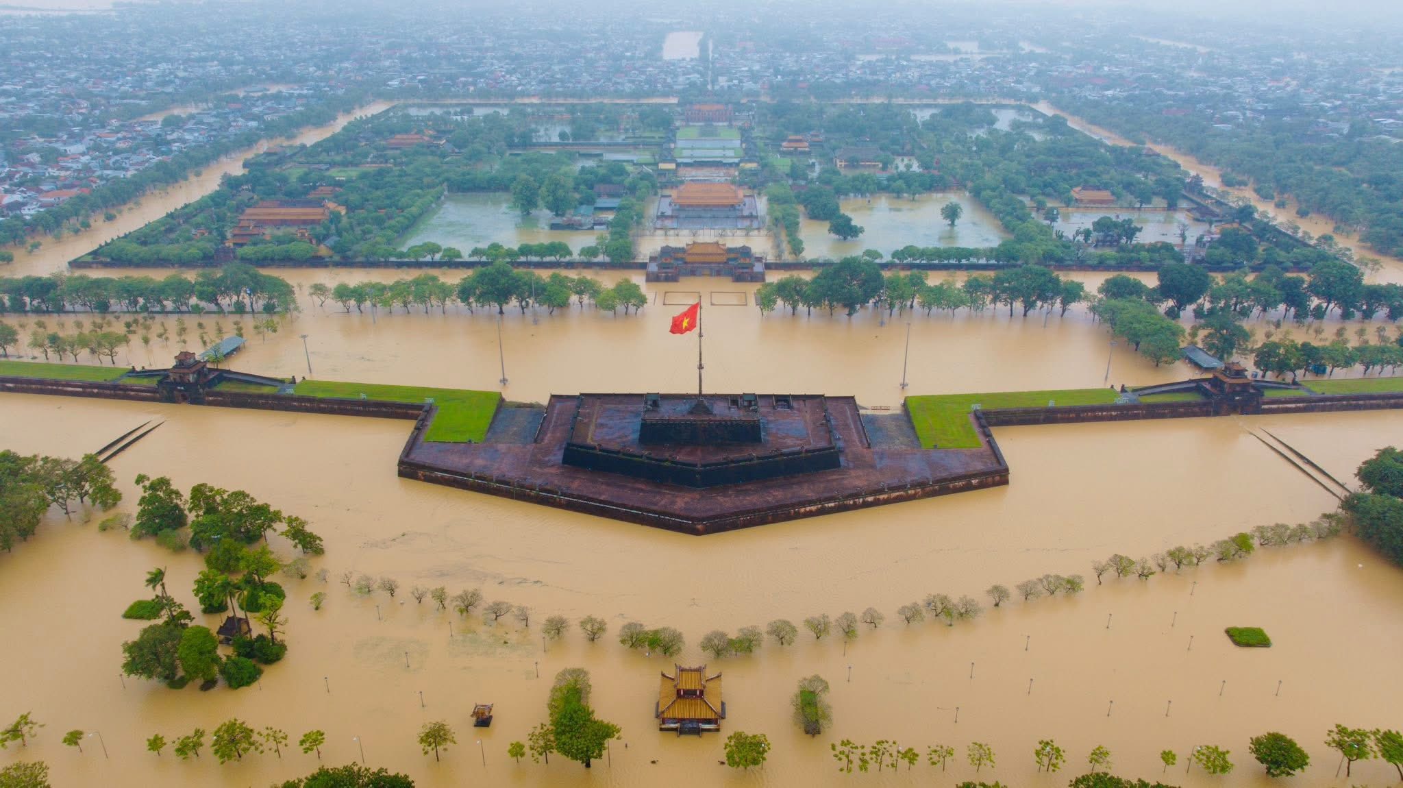 central of Vietnam Hue in Flood