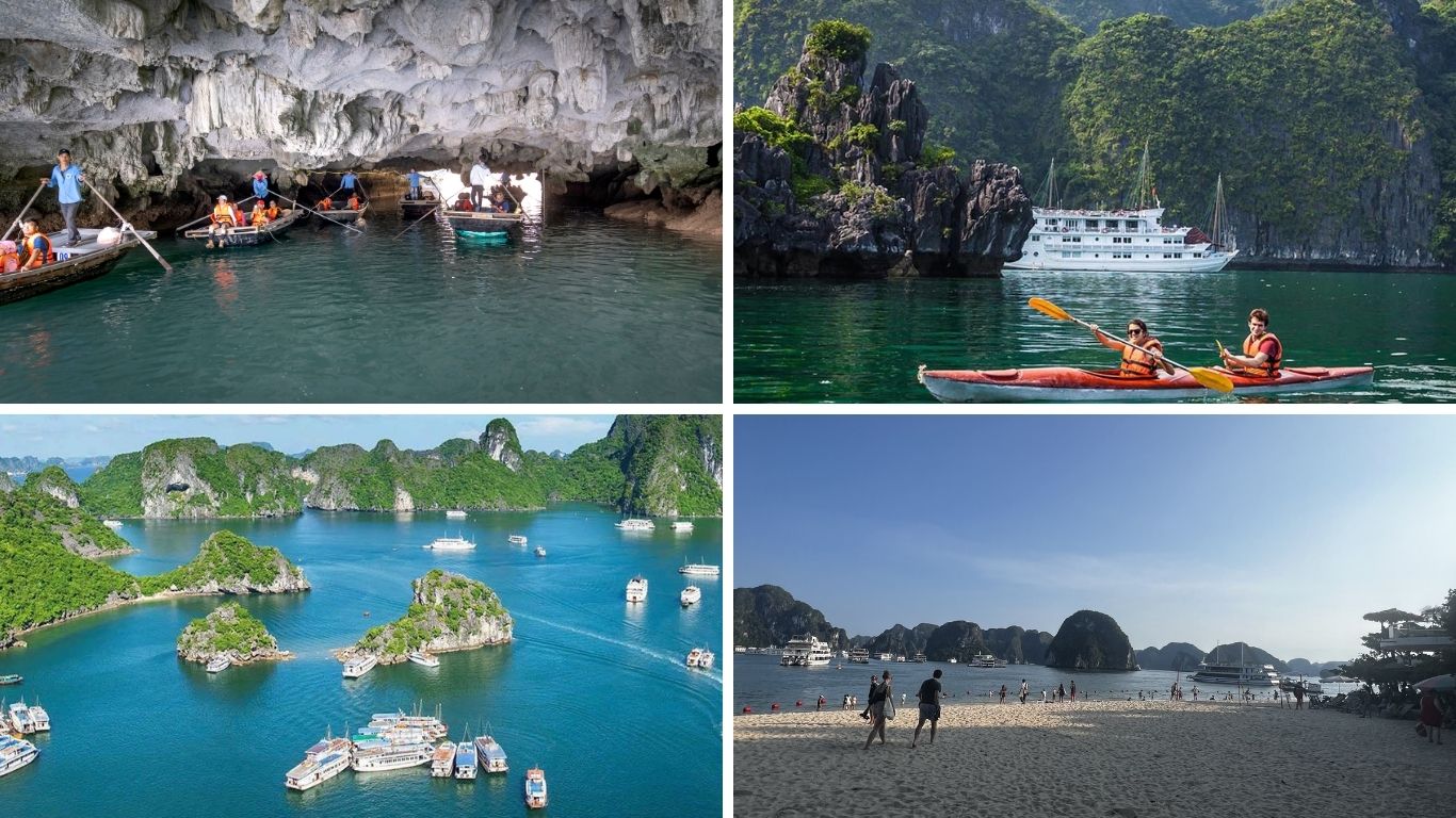 Family travel trend Ha Long Bay activity 