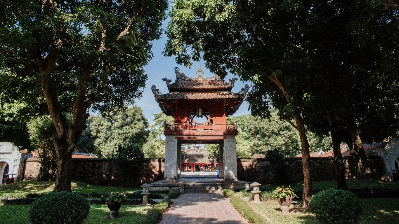 Temple of Literature in Hanoi