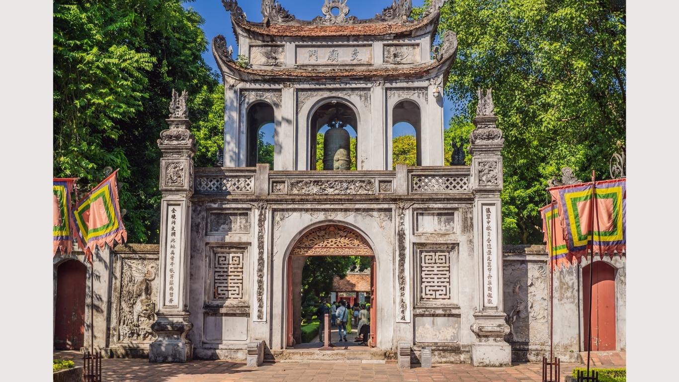 Temple of literature in Hanoi